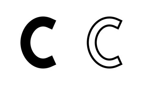Copyright icon vector. copyright symbol Stock Illustration