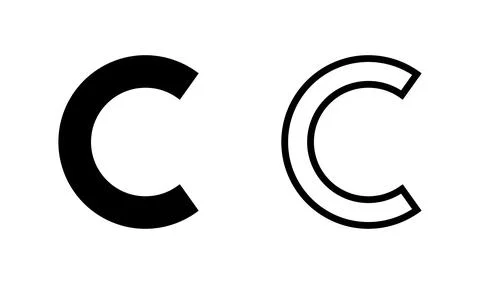 Copyright icon vector. copyright symbol Stock Illustration