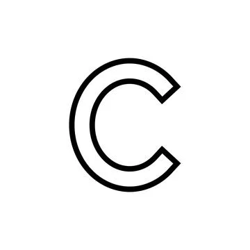 Copyright icon vector illustration. copyright sign and symbol Stock Illustration