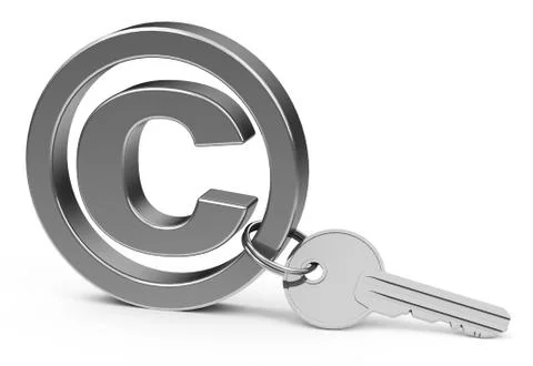 The copyright Stock Illustration