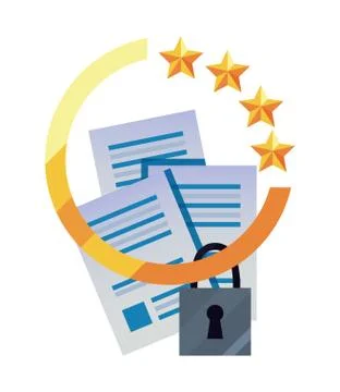 Copyright of intellectual Stock Illustration