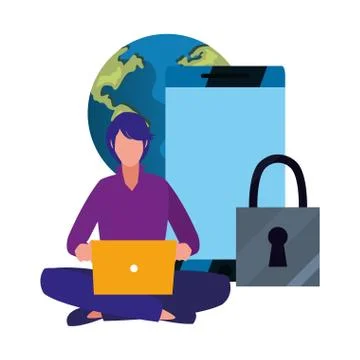 Copyright of intellectual Stock Illustration