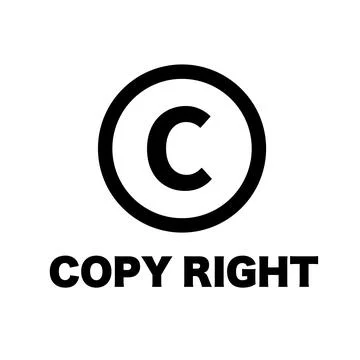 Copyright logo icon. Rights. Vector. Stock Illustration