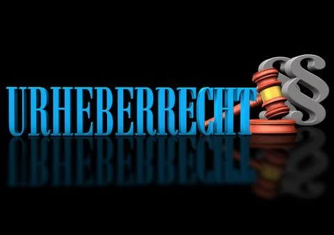 Copyright Paragraph Stock Illustration