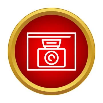 Copyright protection icon on digital web page 스톡 일러스트