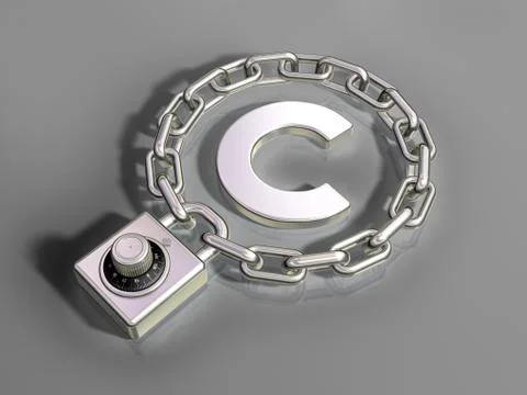 Copyright protection Stock Illustration