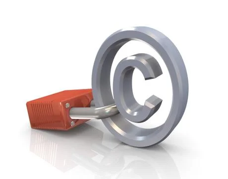Copyright protection Illustrazione stock