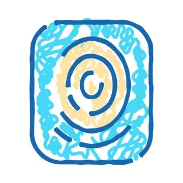 Copyright symbol icon protecting creative intellectual property Illustrazione stock