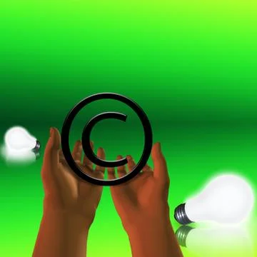 Copyright symbol Stock Illustration