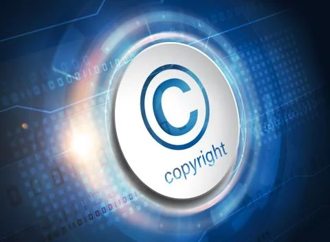 Copyright symbol illustration Stock Illustration
