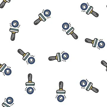 Copyright symbol stamp vector seamless pattern Illustrazione stock