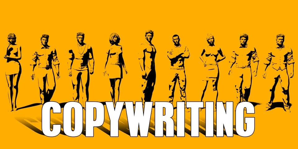 Copywriting Concept Illustrazione stock