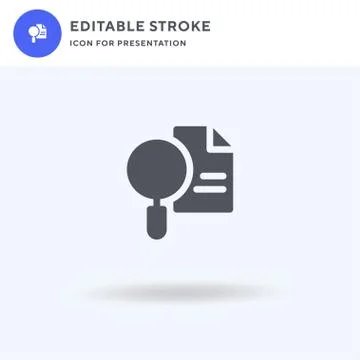 Copywriting icon vector, filled flat sign, solid pictogram isolated on white, Stock Illustration