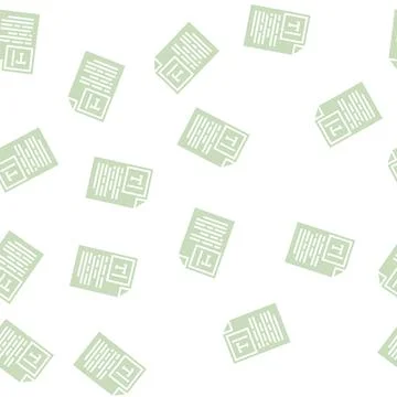 Copywriting text glyph seamless pattern Stock Illustration