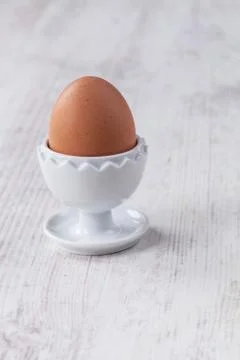 Coque egg for breakfast Stock Photos