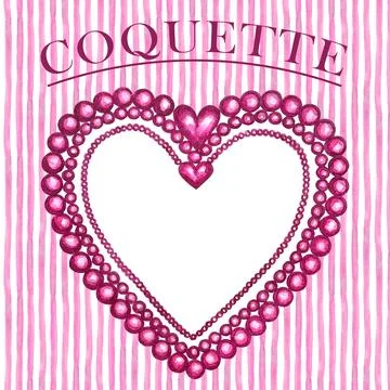 Coquette 2 Stock Illustration