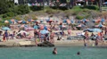 Coral Bay beach resort in Paphos district, Cyprus HD Footage