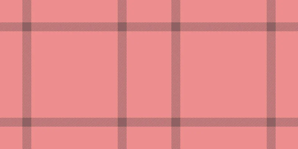 A coral colored plaid pattern, simple and clean. Great for backgrounds, texti Stock Illustration