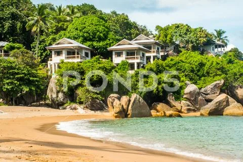 Coral Cove Beach, Koh Samui, Thailand Stock Photos
