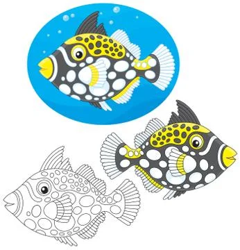 Coral fish Stock Illustration