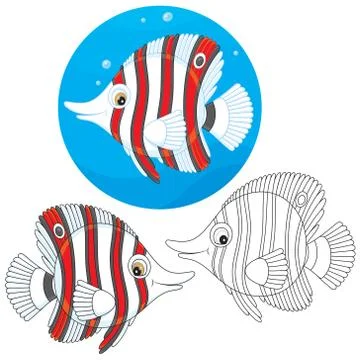 Coral fish Stock Illustration
