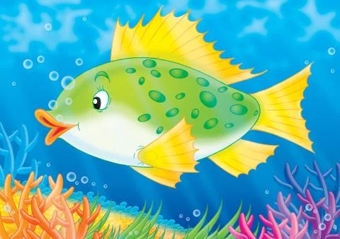 Coral fish Stock Illustration