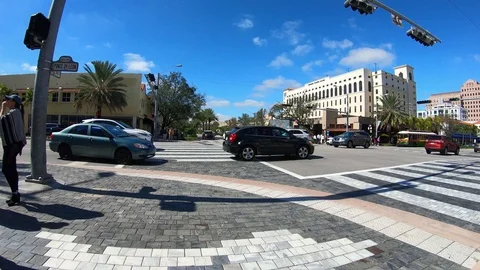 Coral Gables Cityscape Time Lapse Stock Footage 101918822