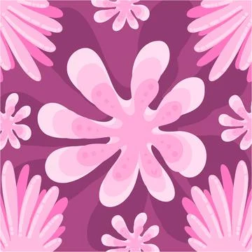 Coral Pattern Background Vector Stock Illustration