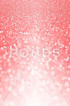 Coral Pink Glitter Sparkle Background