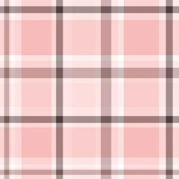 Coral plaid twill pattern background Stock Illustration