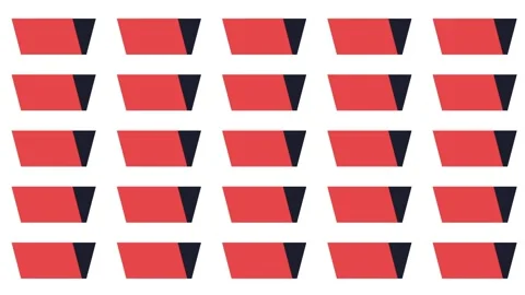 Coral Rectangle Tile Grid Pattern Stock Footage 346804352
