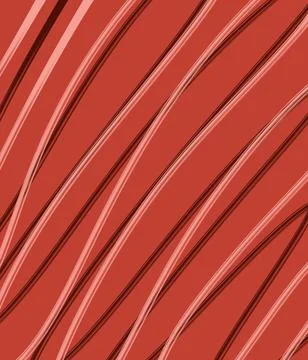 Coral Red Diagonal Parallel Brushstroke Pattern Stock Illustration