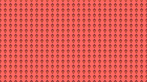 Coral Red Geometric Matrix Background Stock Footage 342584636