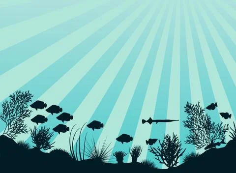 Coral reef Stock Illustration