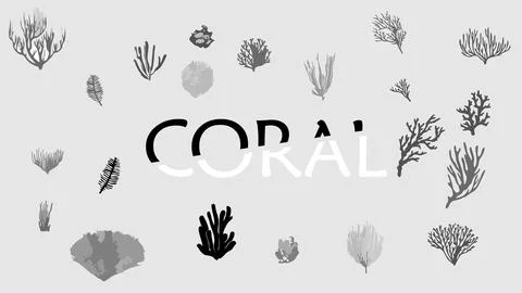 Coral reef marine ecosystem vector design and ocean conservation background. 库存插图