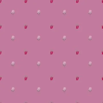 Coral reef seamless pattern with bubbles. Marine plants background. Vector il Stock Illustration