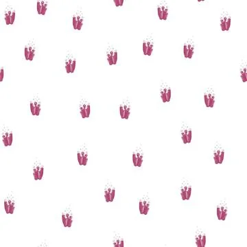 Coral reef seamless pattern with bubbles. Marine plants background. Vector il Stock Illustration