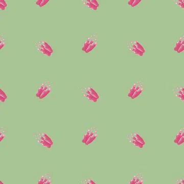 Coral reef seamless pattern with bubbles. Marine plants background. Vector il Stock Illustration