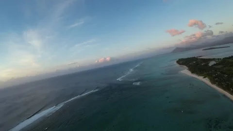 Coral reef,le morne Stock Footage 293203265
