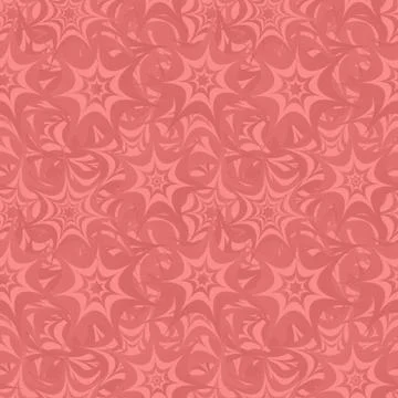 Coral seamless star pattern background Иллюстрация