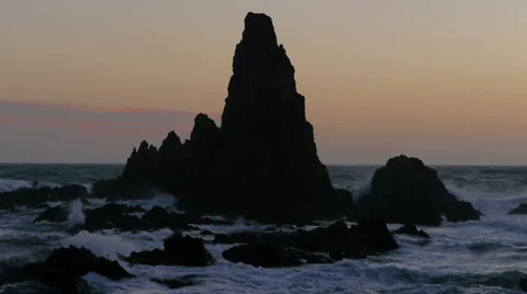 The coral Sirens in Twilight Stock Footage 35882593