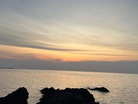 Coral Stone at the end of Twilight Stock Photos