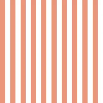 Coral white stripes seamless pattern. Vector illustration. Stock Illustration