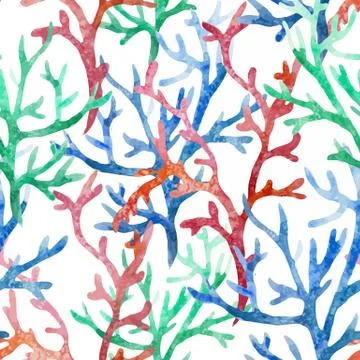 Corals with shells and crabs 스톡 일러스트