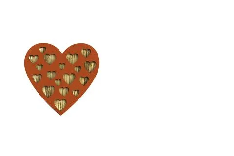 Corazon con corazones Stock Photos