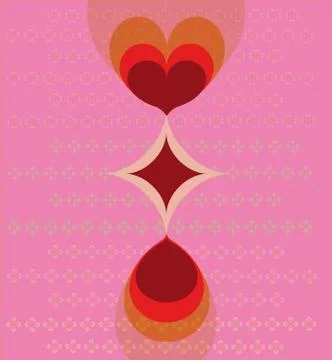 Corazones Stock Illustration