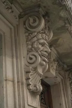 Corbel Face right side Stock Photos