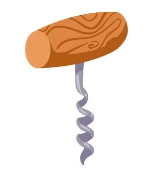 Corckscrew tool bar equipment Stock-Illustration