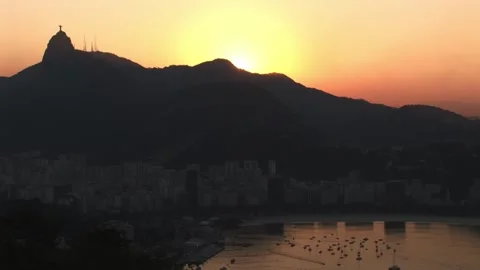 Corcovado Mountain - September 9th, 2010 - Rio de Janeiro, Brazil Stock Footage 314850166