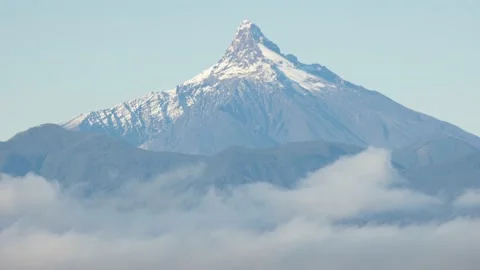 Corcovado Volcano Cloud 4K Timelapse, Patagonia, Chile Stock Footage 209197537